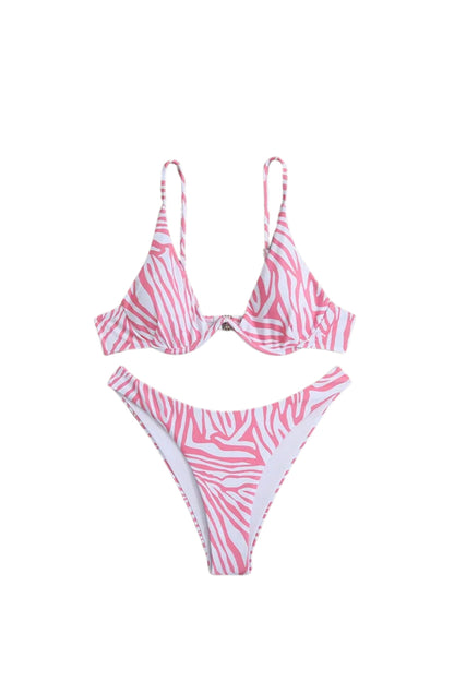 WILD ZEBRA SWIMSUIT